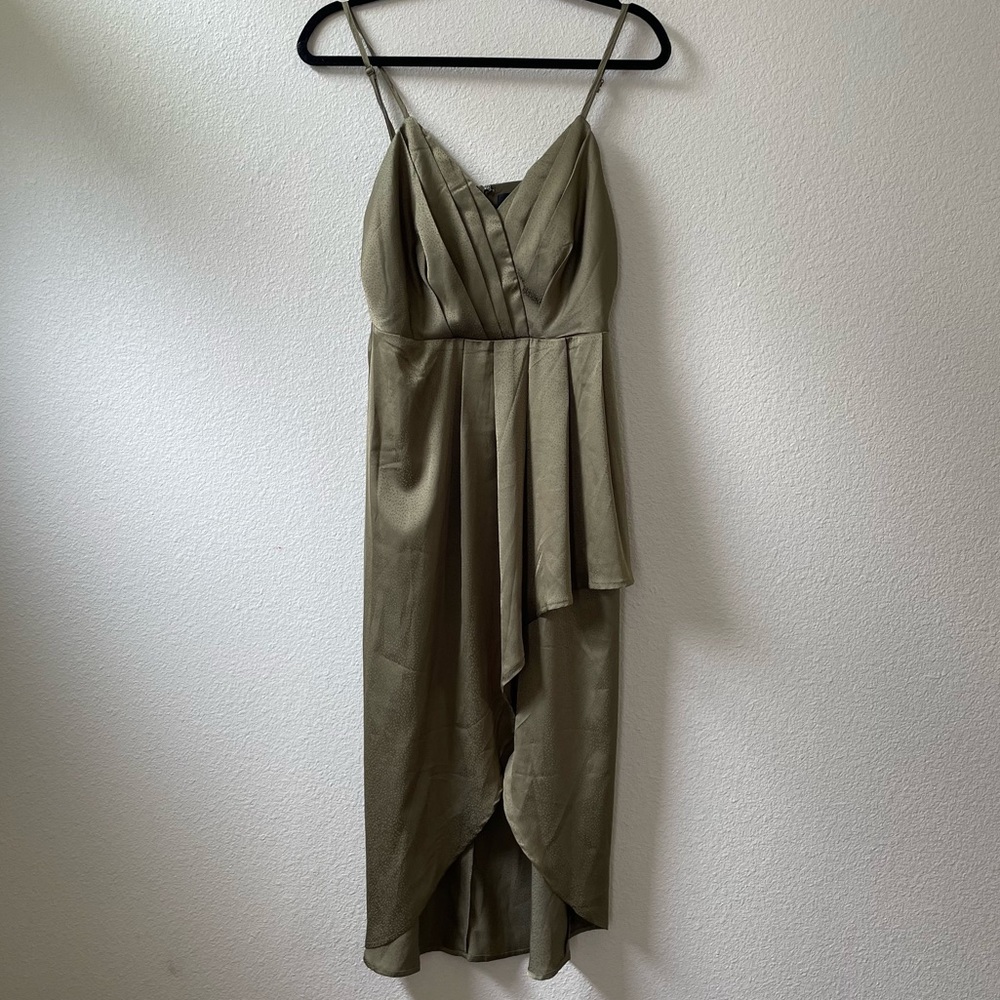 NWT Lulu’s Olive Green Dress